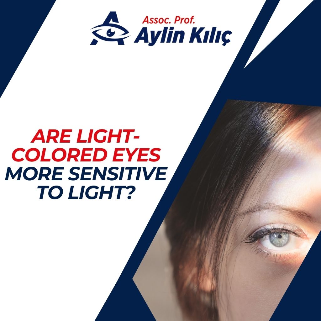 Are Light Colored Eyes More Sensitive to Light